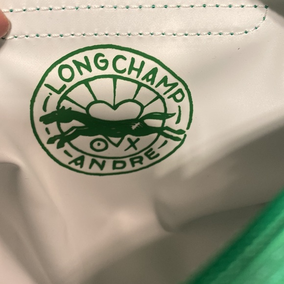Longchamp x Andre Green Top-handle-bag XS almost brand new!! - Picture 3 of 6